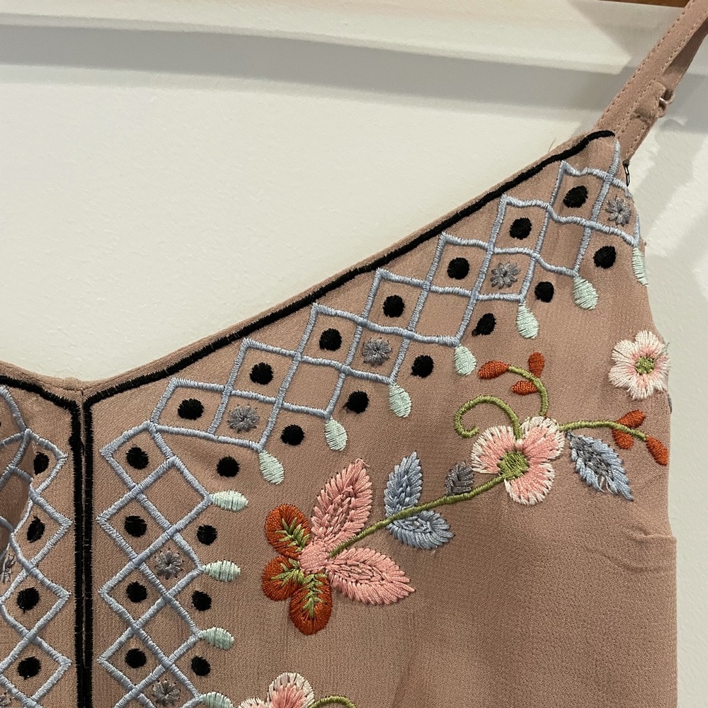 Embroidered top